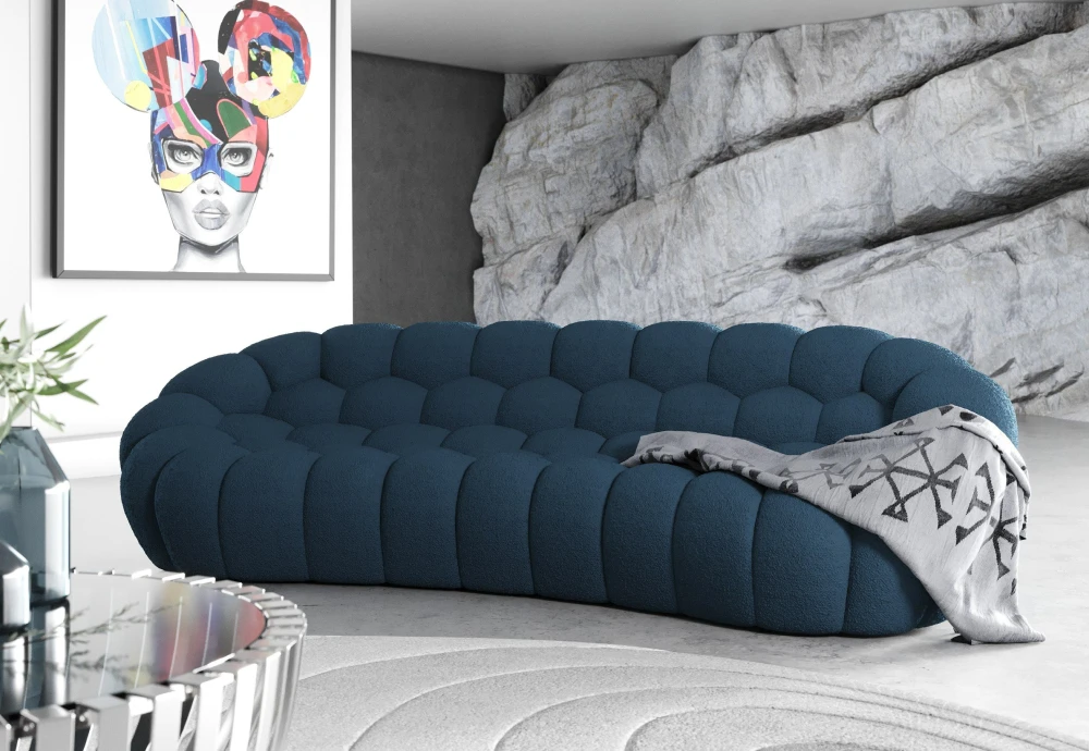 velvet bubble couch